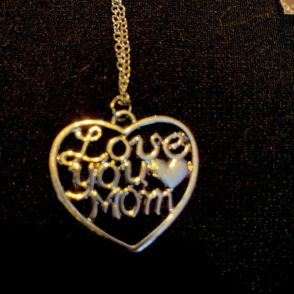 Love mom necklace 925 silver